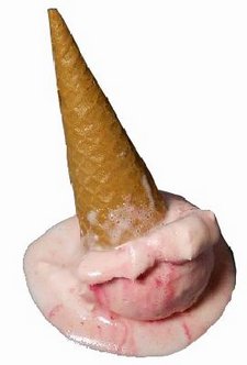 melted-icecream-cone